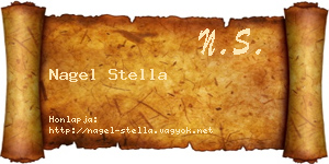 Nagel Stella névjegykártya